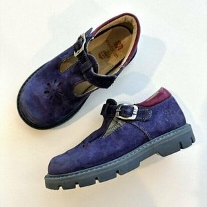 Elefanten Suede Mary Jane Purple Shoes